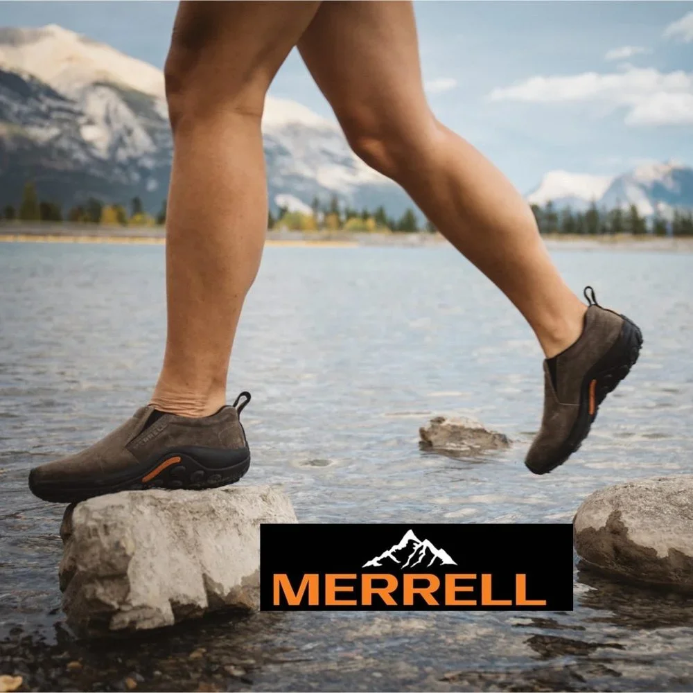 MERRELL Jungle Suede Moc Slip-On Shoes NEW!! - Picture 1 of 16